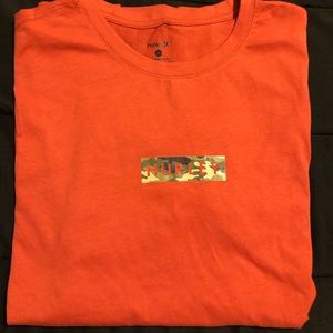 Mes red Hurley t-shirt short sleeve